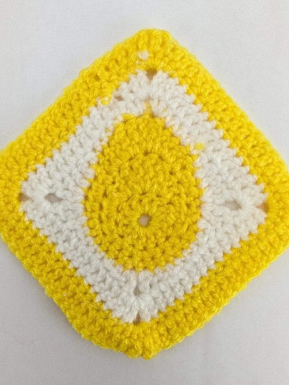 Handmade Crochet Potholders Set of 9 Multicolor Hot Pads Egg Center Rainbow 5